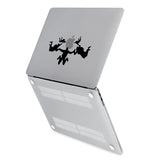 hardshell case with Extreme Sports design has rubberized feet that keeps your MacBook from sliding on smooth surfaces