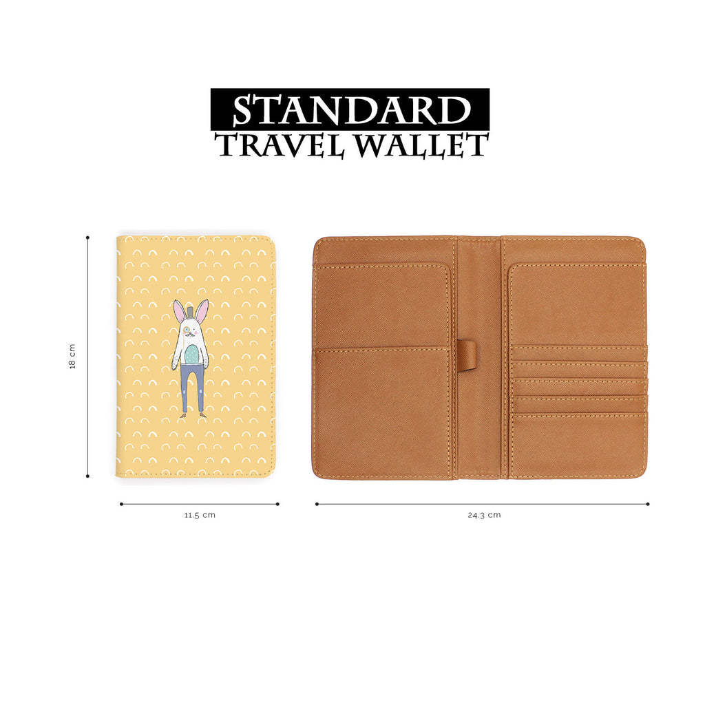 standard size of personalized RFID blocking passport travel wallet with Adventure Collection design