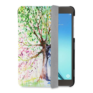 auto on off function of Personalized Samsung Galaxy Tab Case with Watercolor Flower design - swap