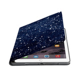Auto wake and sleep function of the personalized iPad folio case with Galaxy Universe design 