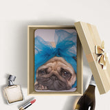 Personalized Samsung Galaxy Tab Case with Dog design in a gift box