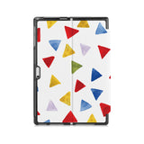 the back side of Personalized Microsoft Surface Pro and Go Case with Geometry Pattern design