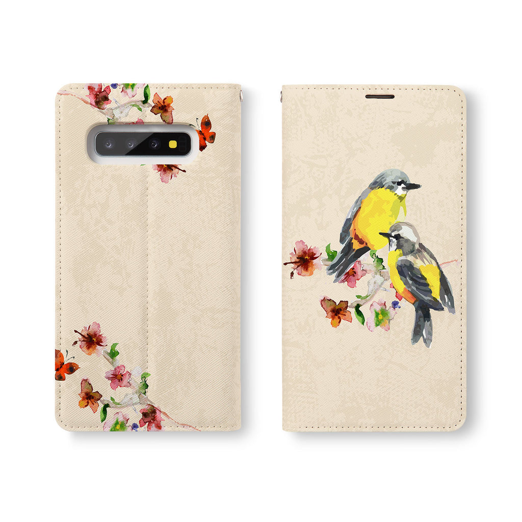 Personalized Samsung Galaxy Wallet Case with BirdsTang desig marries a wallet with an Samsung case, combining two of your must-have items into one brilliant design Wallet Case. 