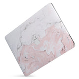 Protect your macbook  with the #1 best-selling hardshell case with Pink Marble design