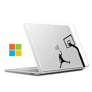 The #1 bestselling Personalized microsoft surface laptop Case with Basketball design