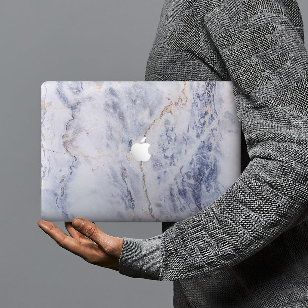 hardshell case with Marble design combines a sleek hardshell design with vibrant colors for stylish protection against scratches, dents, and bumps for your Macbook