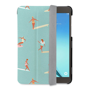 auto on off function of Personalized Samsung Galaxy Tab Case with Summer design - swap