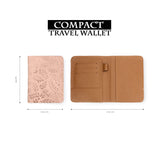 compact size of personalized RFID blocking passport travel wallet with Magical Textured Pattern design