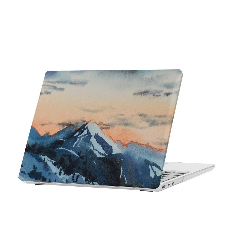 personalized microsoft laptop case features a lightweight two-piece design and Landscape print