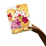 Designed to be the lightest weight of  personalized iPad folio case with Bear design
