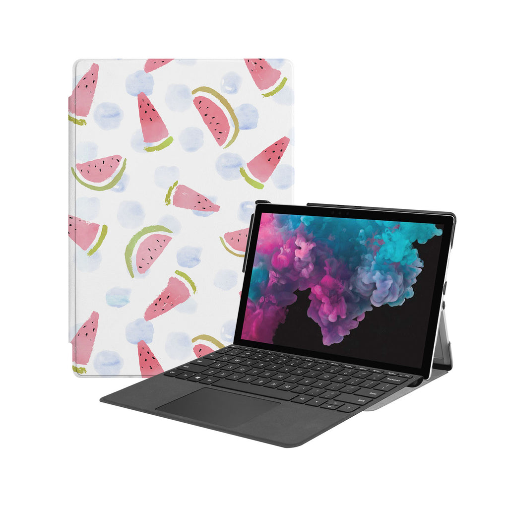 the Hero Image of Personalized Microsoft Surface Pro and Go Case with Fruit Red design