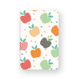 front view of personalized RFID blocking passport travel wallet with Fruits Pattern design