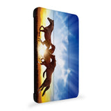 the side view of Personalized Samsung Galaxy Tab Case with Horse design