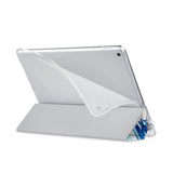 Balance iPad SeeThru Casd with Geometric Flower Design has a soft edge-to-edge liner that guards your iPad against scratches.