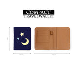 compact size of personalized RFID blocking passport travel wallet with Fairytale Land design