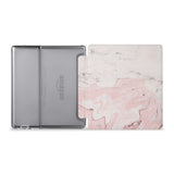 The whole view of Personalized Kindle Oasis Case with Pink Marble design