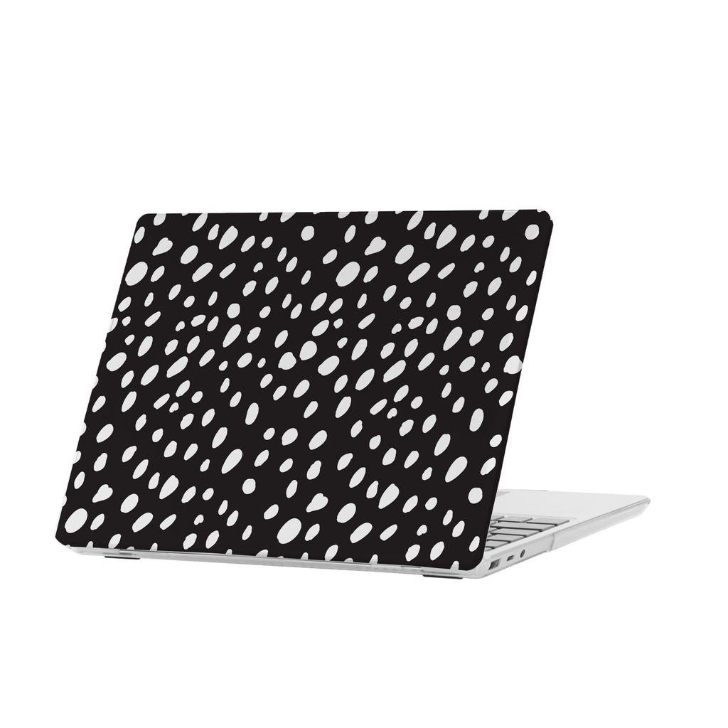 personalized microsoft laptop case features a lightweight two-piece design and Polka Dot print