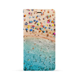 Front Side of Personalized iPhone Wallet Case with Ocean design