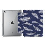 Vista Case iPad Premium Case with Feather Design uses Soft silicone on all sides to protect the body from strong impact.
