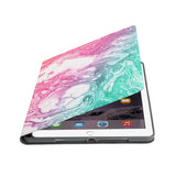 Auto wake and sleep function of the personalized iPad folio case with Abstract Oil Painting design 