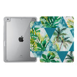 Vista Case iPad Premium Case with Tropical Leaves Design uses Soft silicone on all sides to protect the body from strong impact.