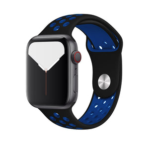 Sport Band Active for Apple Watch - Black Blue