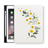 frontview of personalized iPad folio case with 7 design