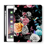 frontview of personalized iPad folio case with 1 design