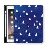frontview of personalized iPad folio case with 3 design