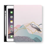 frontview of personalized iPad folio case with 01 design