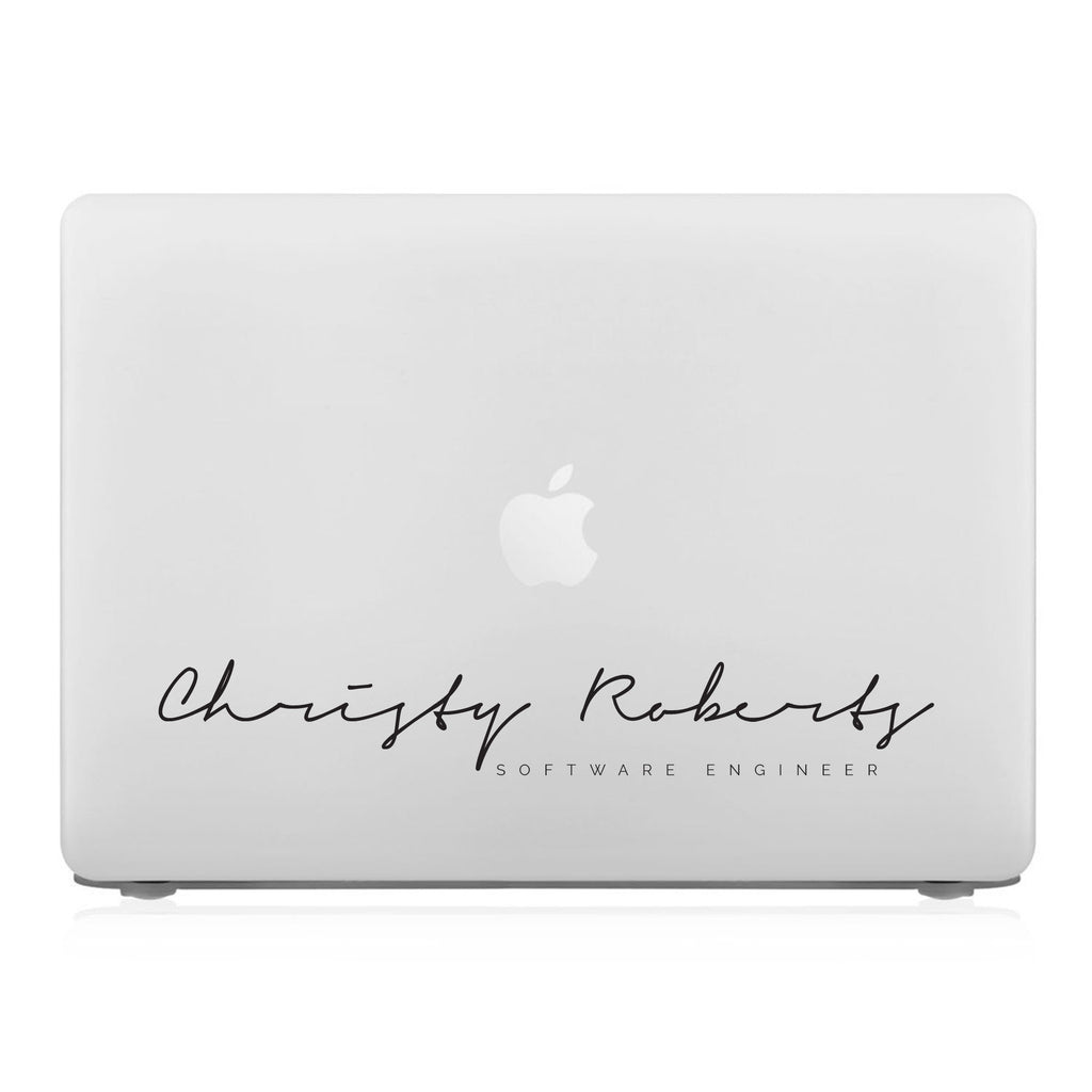 MacBook Case - Signature with Occupation 23