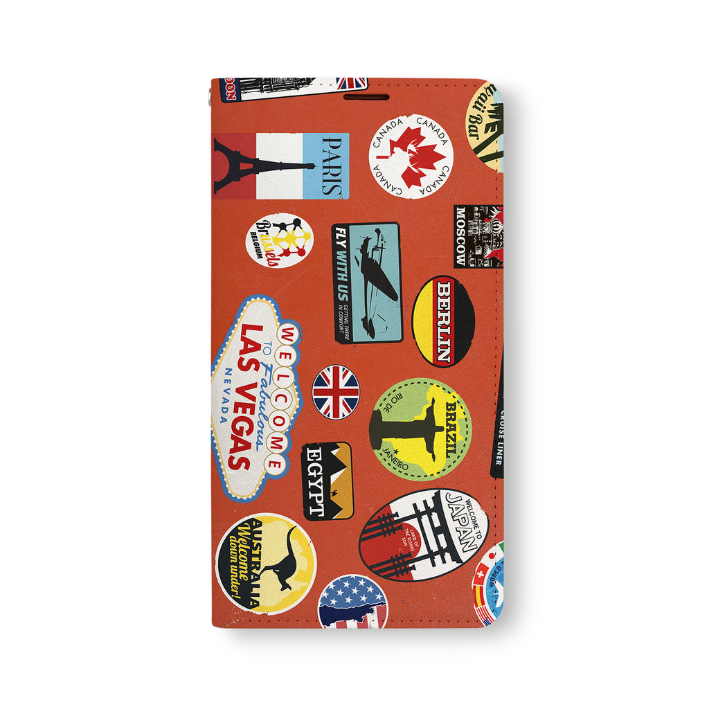 Front Side of Personalized Samsung Galaxy Wallet Case with 2 design
