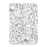 the front view of Personalized Samsung Galaxy Tab Case with 06 design