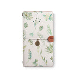the front top view of midori style traveler's notebook with 4 design