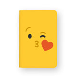 front view of personalized RFID blocking passport travel wallet with 2 design