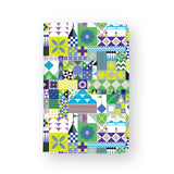 front view of personalized RFID blocking passport travel wallet with 4 design