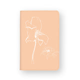 front view of personalized RFID blocking passport travel wallet with 3 design