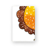 front view of personalized RFID blocking passport travel wallet with Lion design