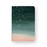 front view of personalized RFID blocking passport travel wallet with 2 design