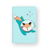 front view of personalized RFID blocking passport travel wallet with 07 design