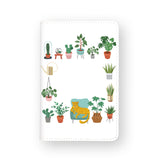front view of personalized RFID blocking passport travel wallet with 06 design