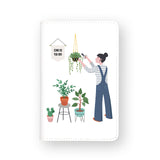 front view of personalized RFID blocking passport travel wallet with 04 design