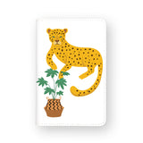front view of personalized RFID blocking passport travel wallet with 08 design