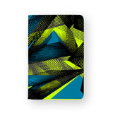 front view of personalized RFID blocking passport travel wallet with 02 design