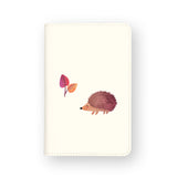 front view of personalized RFID blocking passport travel wallet with 4 design