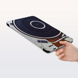 a hand is holding the Personalized Samsung Galaxy Tab Case with Retro Vintage design