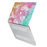 hardshell case with Abstract Oil Painting design has rubberized feet that keeps your MacBook from sliding on smooth surfaces