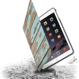 Drop protection from the personalized iPad folio case with Wood design 