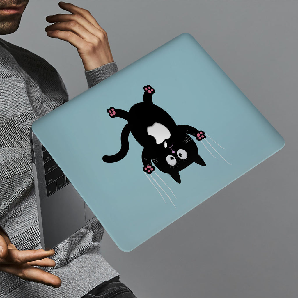 hardshell case with Cat Kitty design holds up to scratches, punctures, and dents