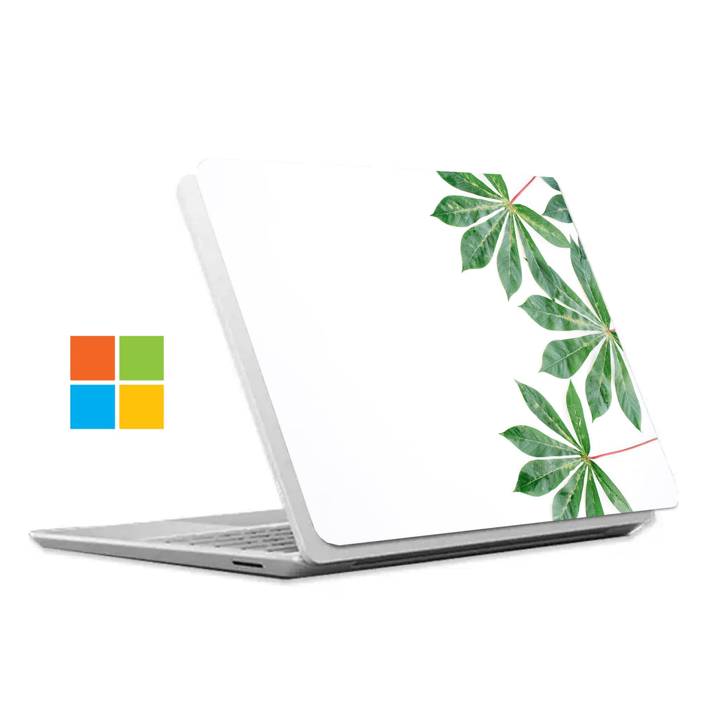 The #1 bestselling Personalized microsoft surface laptop Case with Flat Flower design